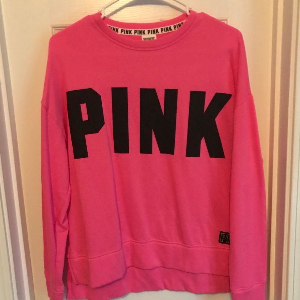 "pink" sweater